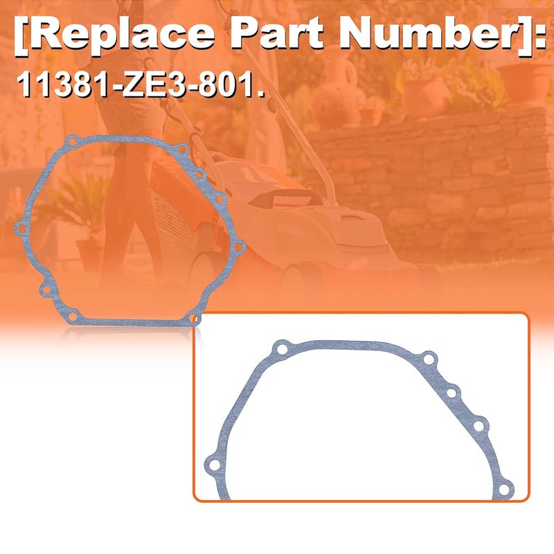 Mtanlo 10Pcs for Honda GX390 13HP GX340 11HP Crankcase Cover Sump Gasket 11381ZE3801, 10Pcs Crankcase Gasket. - Image 3